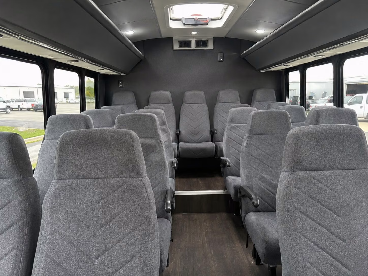 15 passenger minibus inside