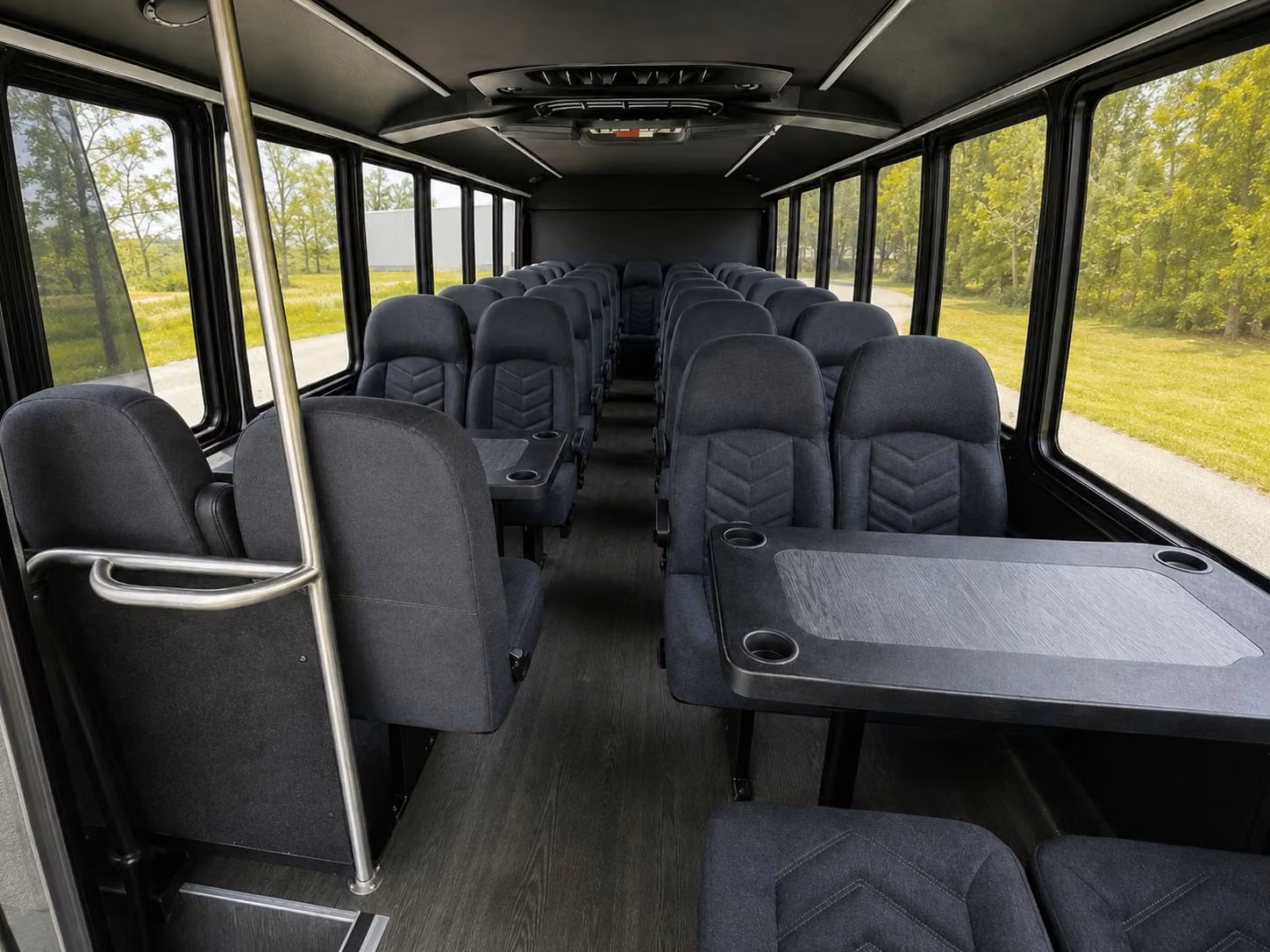 15 passenger minibus interior