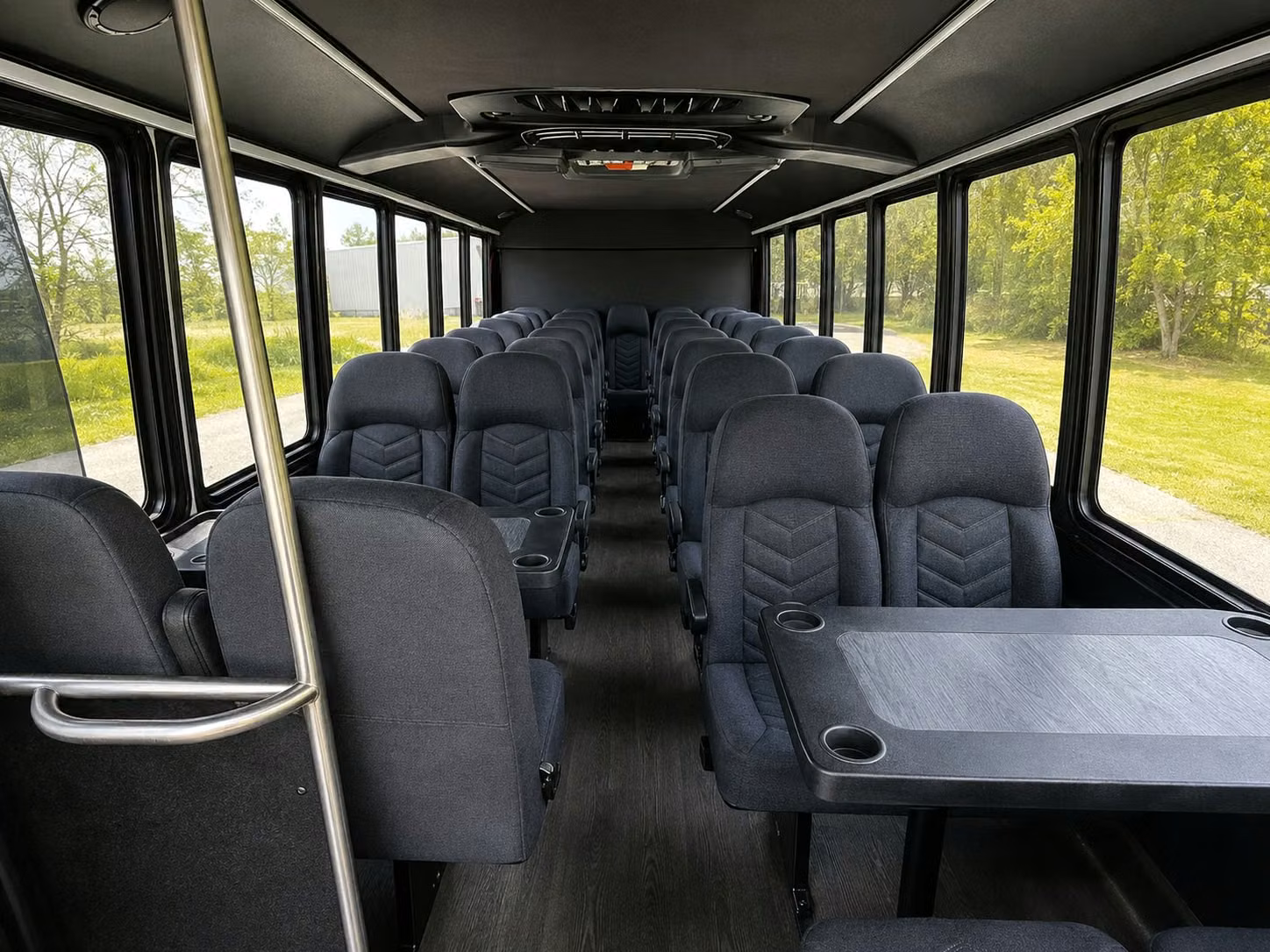 20 passenger minibus interior
