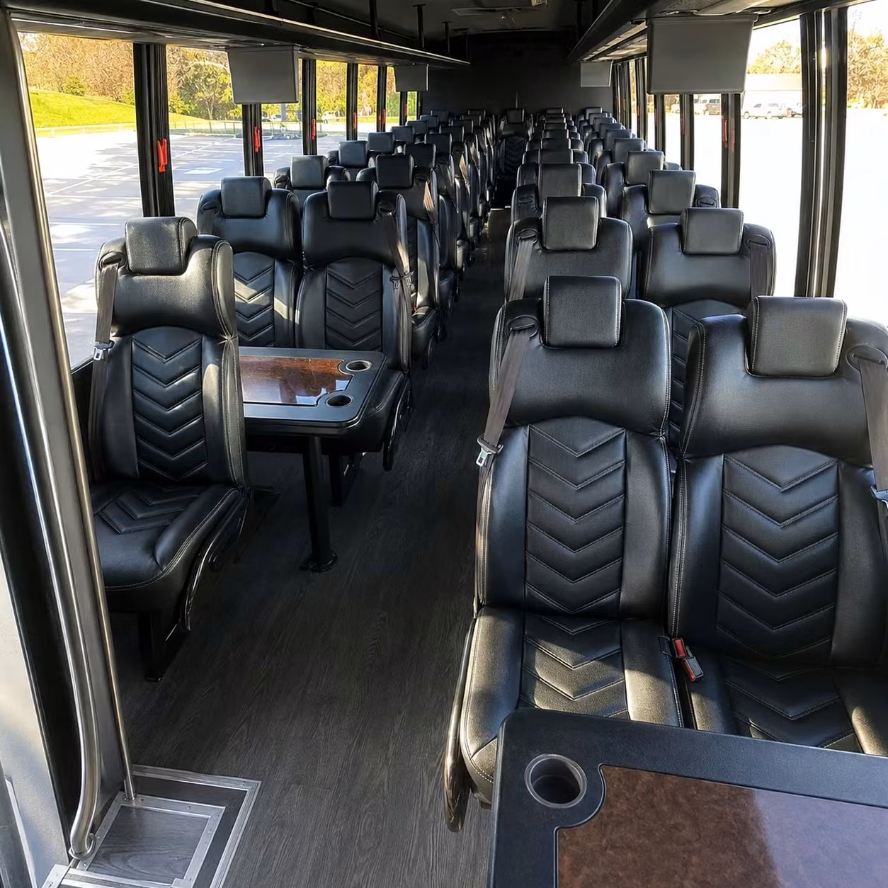 25 passenger minibus inside