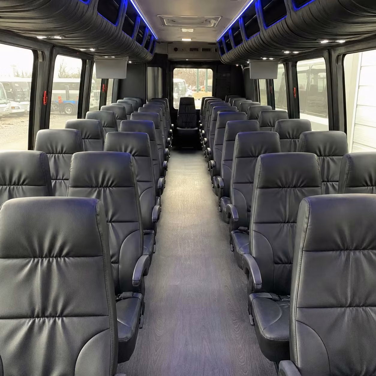 30 passenger minibus inside