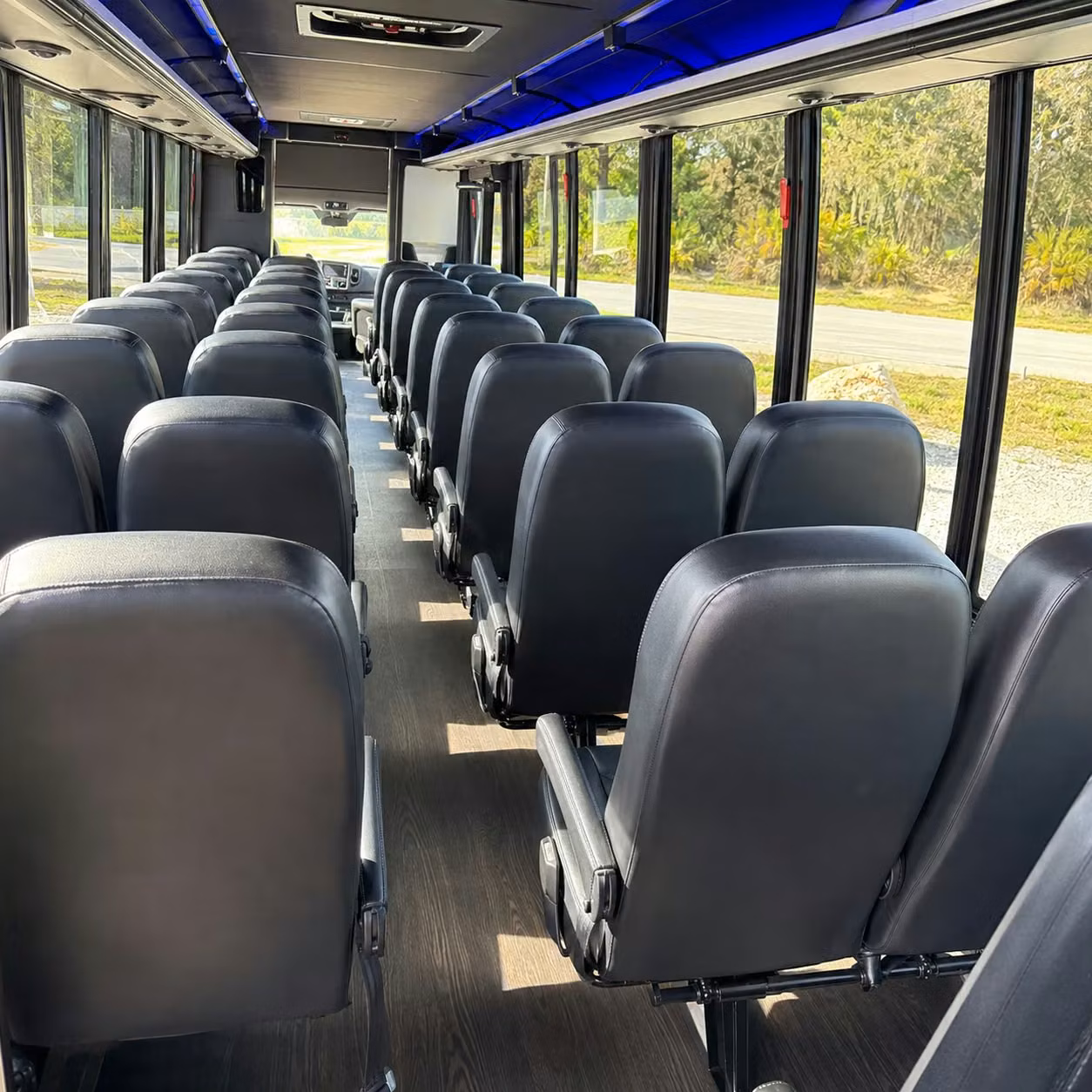 35 passenger minibus inside