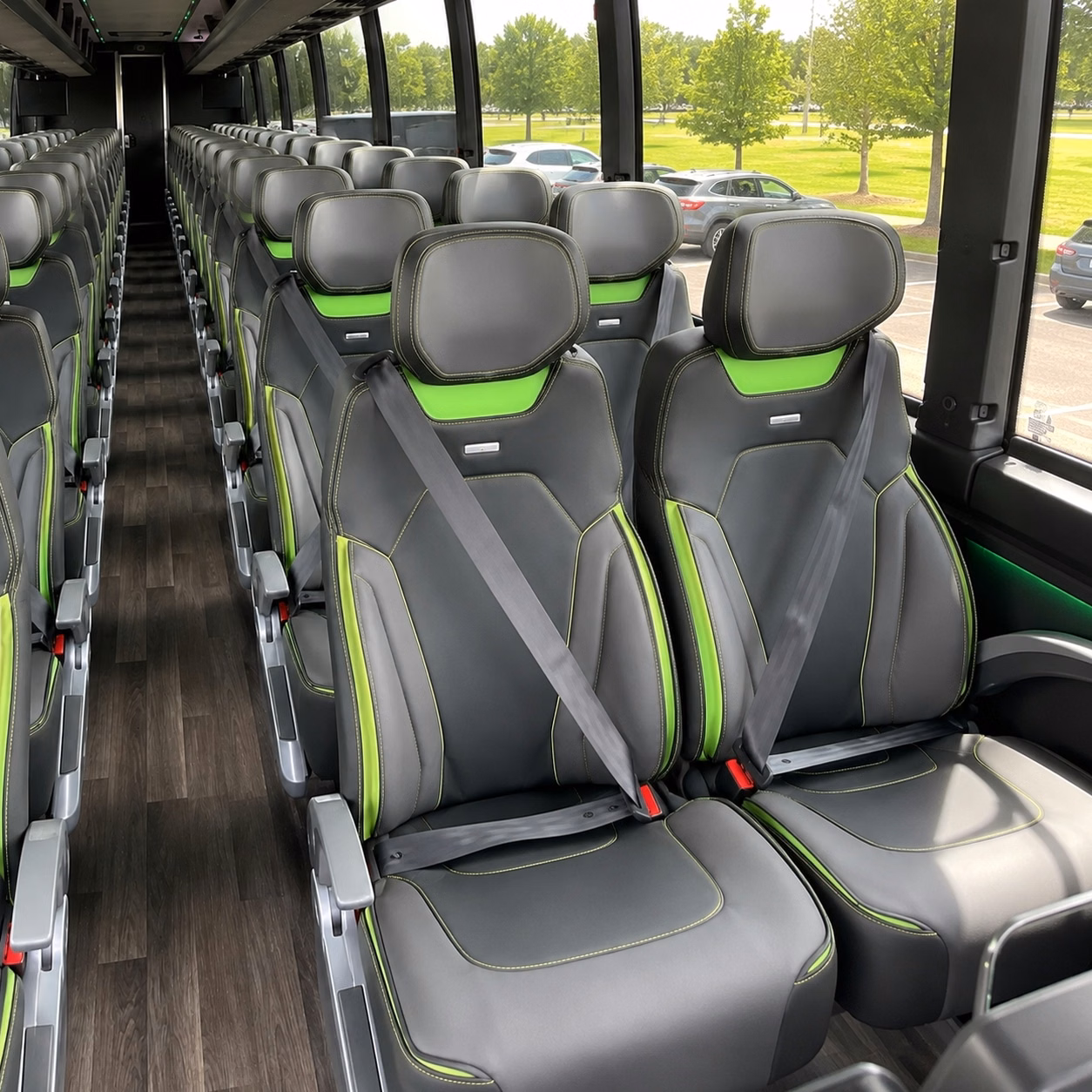 charter bus rentals for large concert groups traveling from olathe