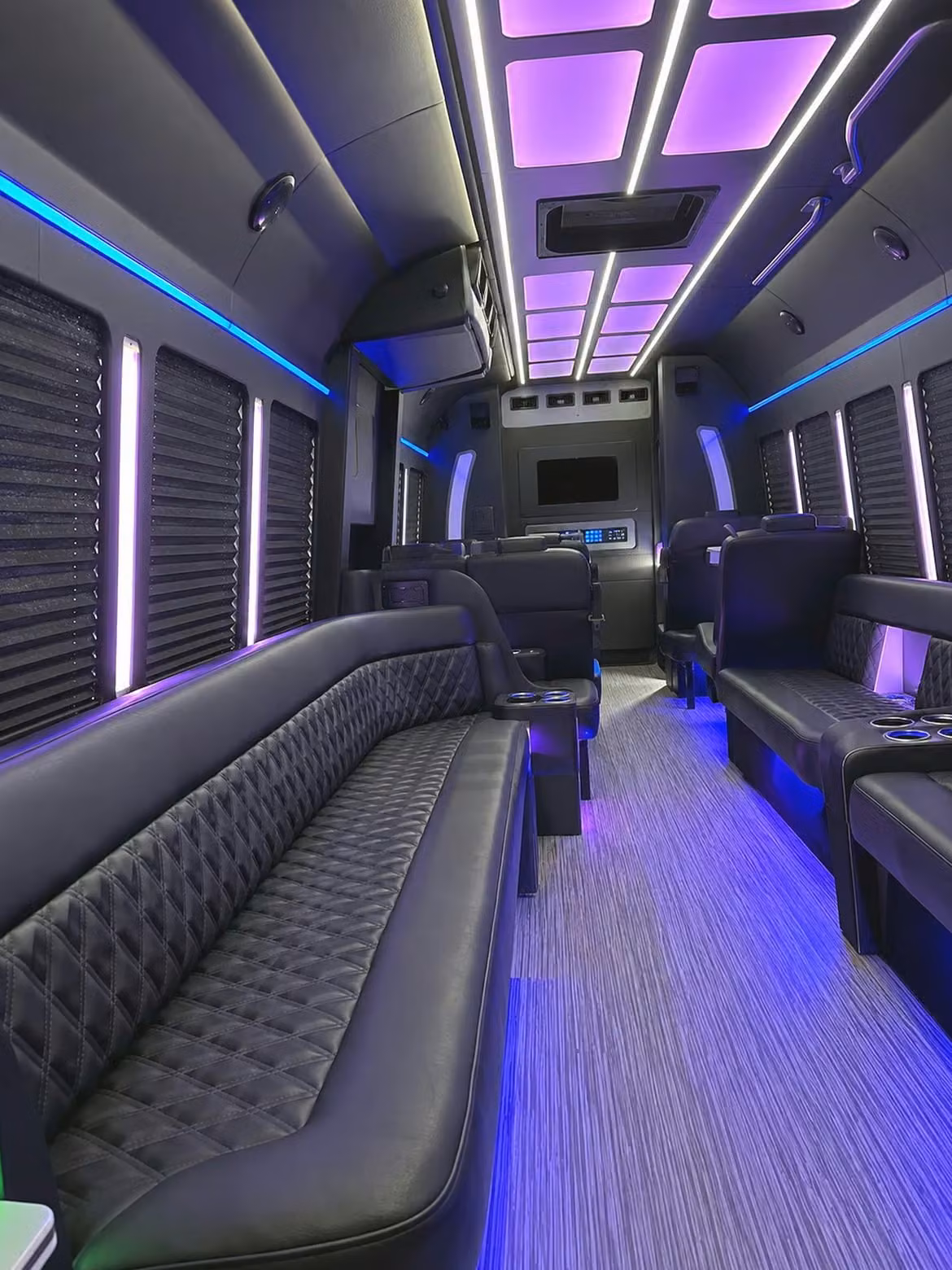 party bus rentals for olathe concert groups who want to celebrate the whole way there