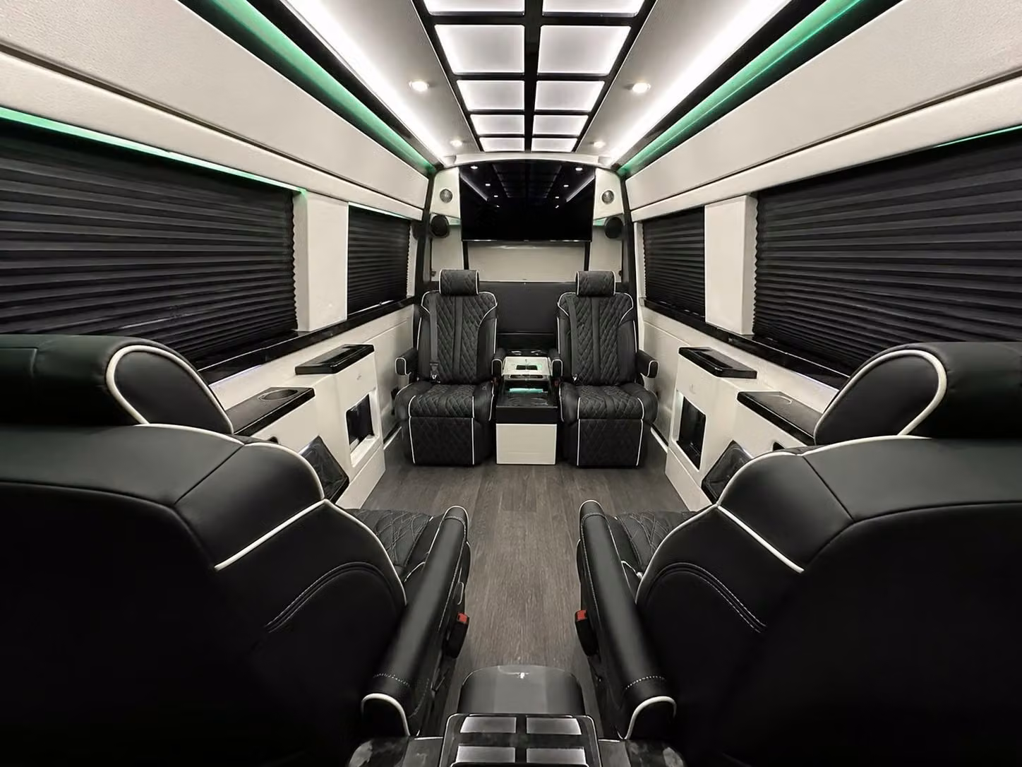 sprinter van with driver inside